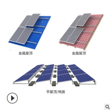 厂房太阳能发电系统全套1KW家用整套光伏板发电机小型离网设备图2