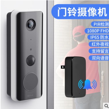 工厂私模1080P手机远程家用wifi门禁 涂鸦智能可视频可通话门铃图3
