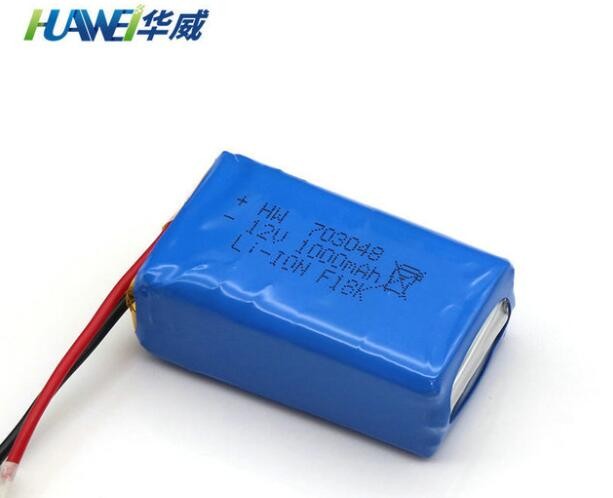 3串12V锂电池 703048 1000mAh聚合物锂电池组 工厂供应图1