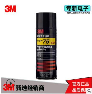 3m 75多用途全透明排版拼图喷胶 强力不干可重复粘贴喷胶胶水图2