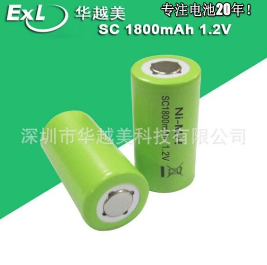 定做动力型镍氢电池 SC1800毫安电池1.2v应急灯电池 电动工具电池图3