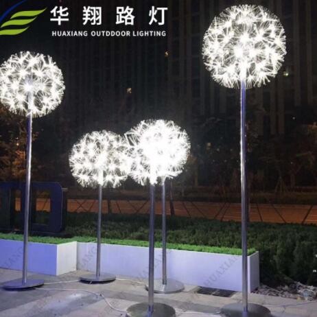 厂家定制工程大型LED景观灯 户外景区广场圆柱孔雀造型特色景观灯图1