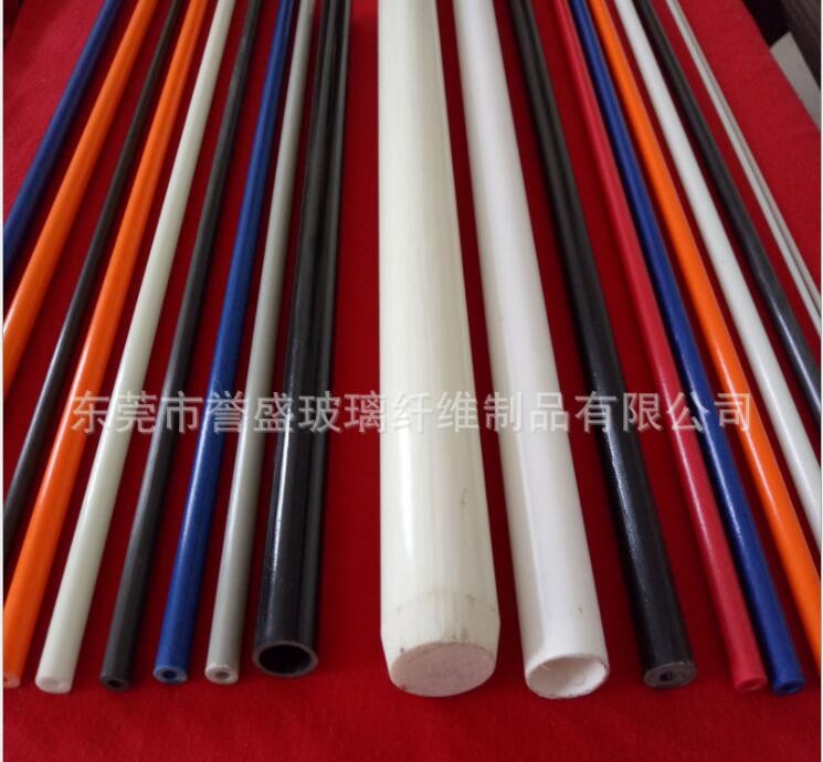 厂家批发环保16mm玻璃纤维管耐高温玻纤杆绝缘耐腐蚀玻纤杆图2