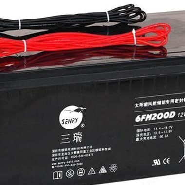 销售原装三瑞蓄电池6FM-100-X不间断蓄电池太阳能电池12V100AH厂家供应图2