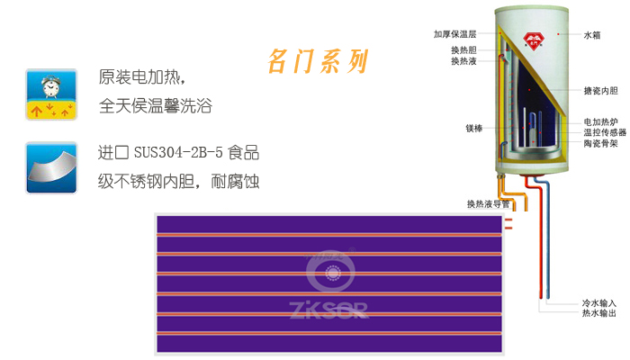 清大绿能**太阳能热水器