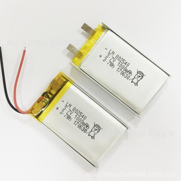 聚合物锂电池工厂802540 3.7v 850mah充电电动工具测量仪器补水仪图3