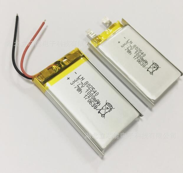 聚合物锂电池工厂802540 3.7v 850mah充电电动工具测量仪器补水仪图2