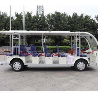 厂家DN-23B电动观光车23座物业保安电动车楼盘小区看房旅游景区车图2