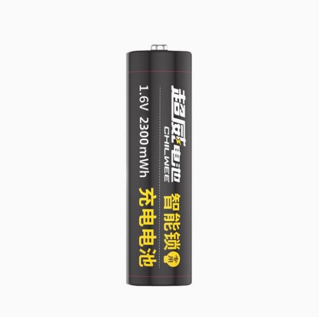 超威品牌 大容量可充电指纹锁电池五号密码门锁电池5号智能锁电池图2