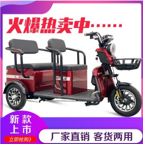 厂家新款客货两用电动三轮车成年人接送孩子城市休闲车电动代步车图3