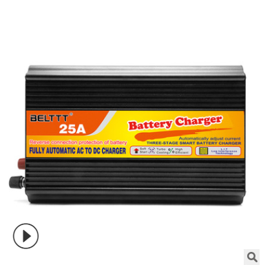 12V50A/24V25A电瓶智能充电器用于铅酸蓄电池锂电池充电设备图3