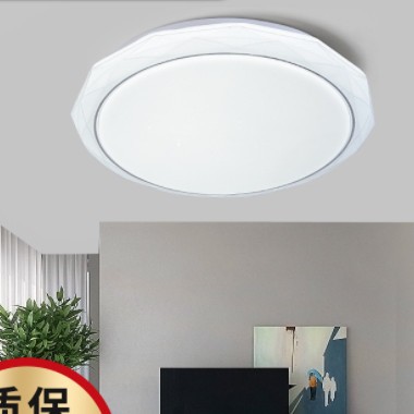 现代简约圆形亚克力吸顶灯 卧室客厅彩钻led吸顶灯 透镜吸顶灯图2