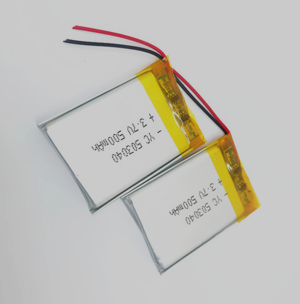 503040聚合物锂电池3.7V500mAh 吸黑头仪按摩器美容仪锂电池厂家图3